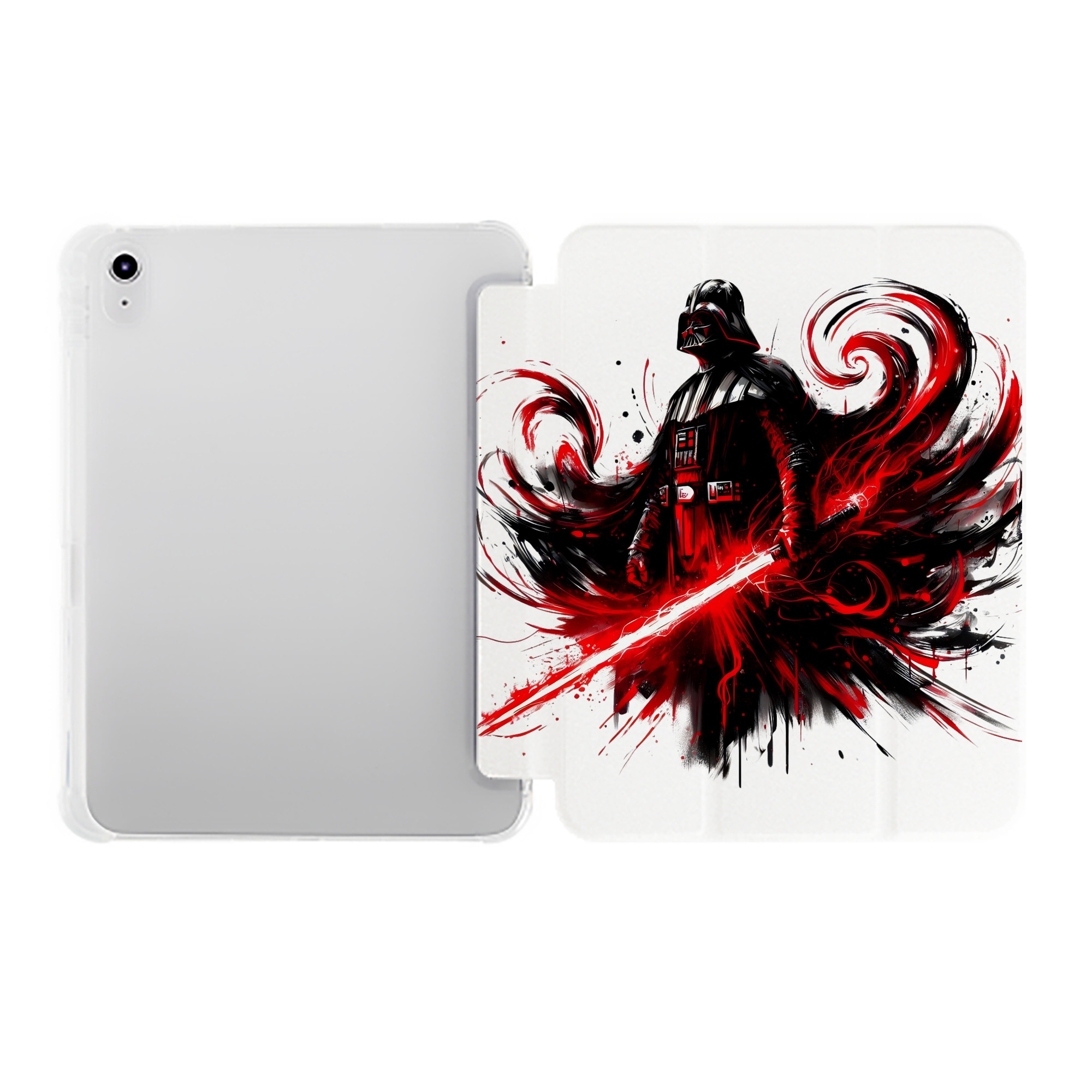（画像用） スター・ウォーズ Star Wars IPad ケース ペン収納付き 三つ折りスタンド PUレザー×シリコン 対応機種9.5/10.5/10.9インチ